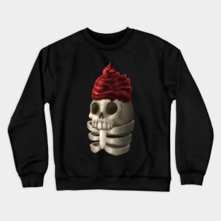 Skeleton cupcake Crewneck Sweatshirt